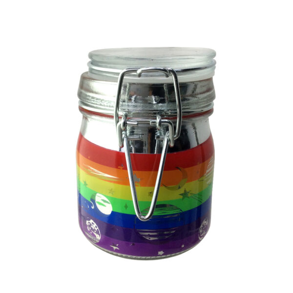 MEDIUM JAR RAINBOW GALAXY