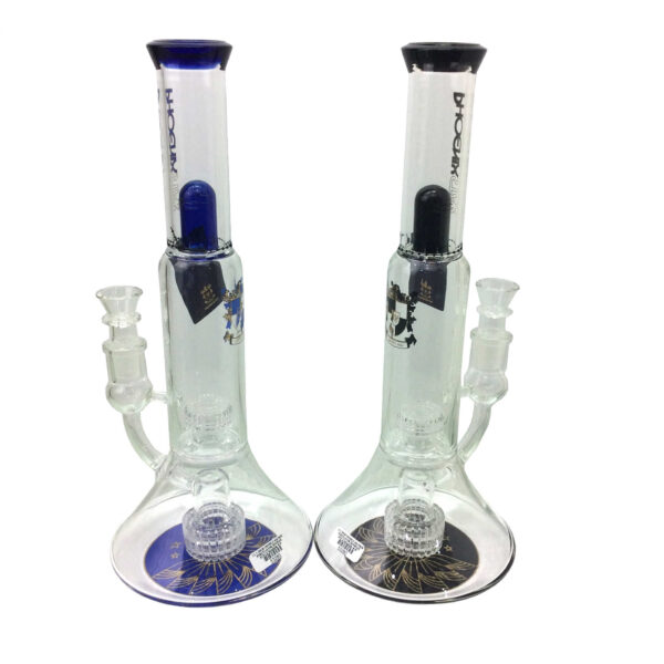 13.5 INCH DOUBLE MATRIX PERCULATOR HOOKAH STYLE BEAKER WATER PIPE