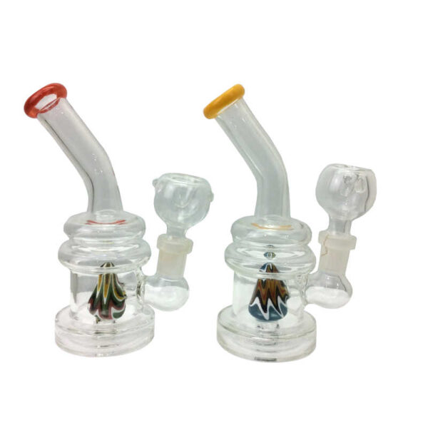 6 INCH MOLINO PERC CURVED NICK HANGER WATER PIPE