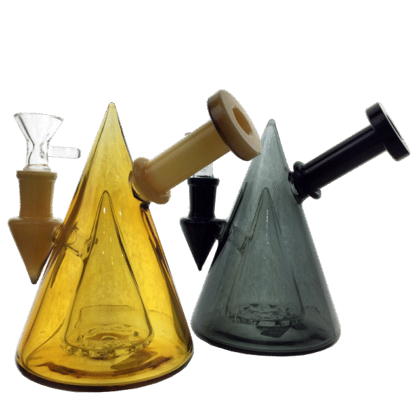 5.5 INCH COLOR AND SLIME CONE WATER PIPE