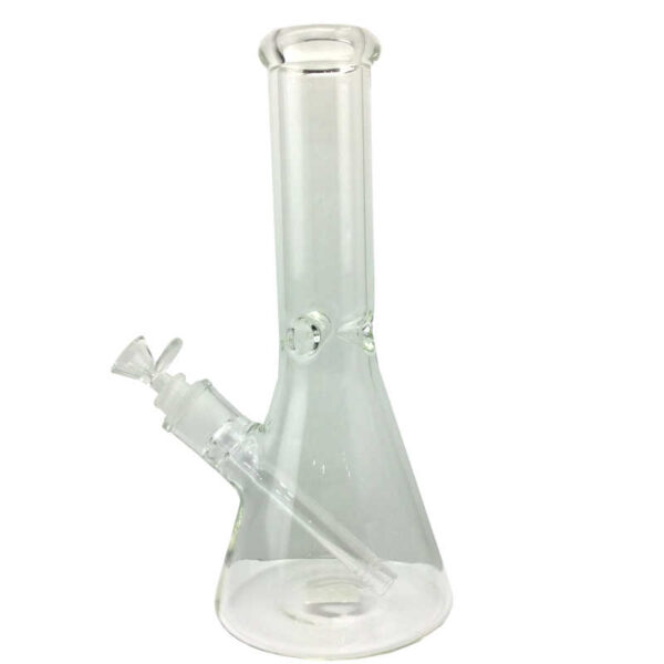 12 INCH 5MM ALL CLEAR BEAKER WATER PIPE (ES24375)