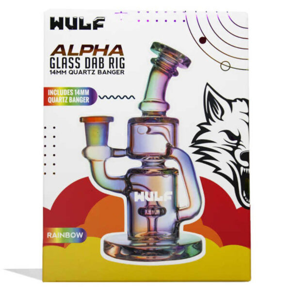 WULF ALPHA DAB RIG WATER PIPE ASSORTED COLORS