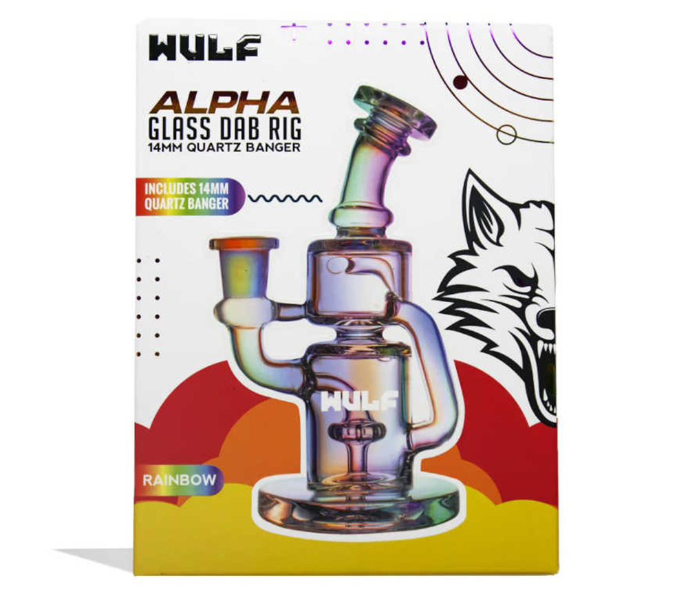 WULF ALPHA DAB RIG WATER PIPE ASSORTED COLORS