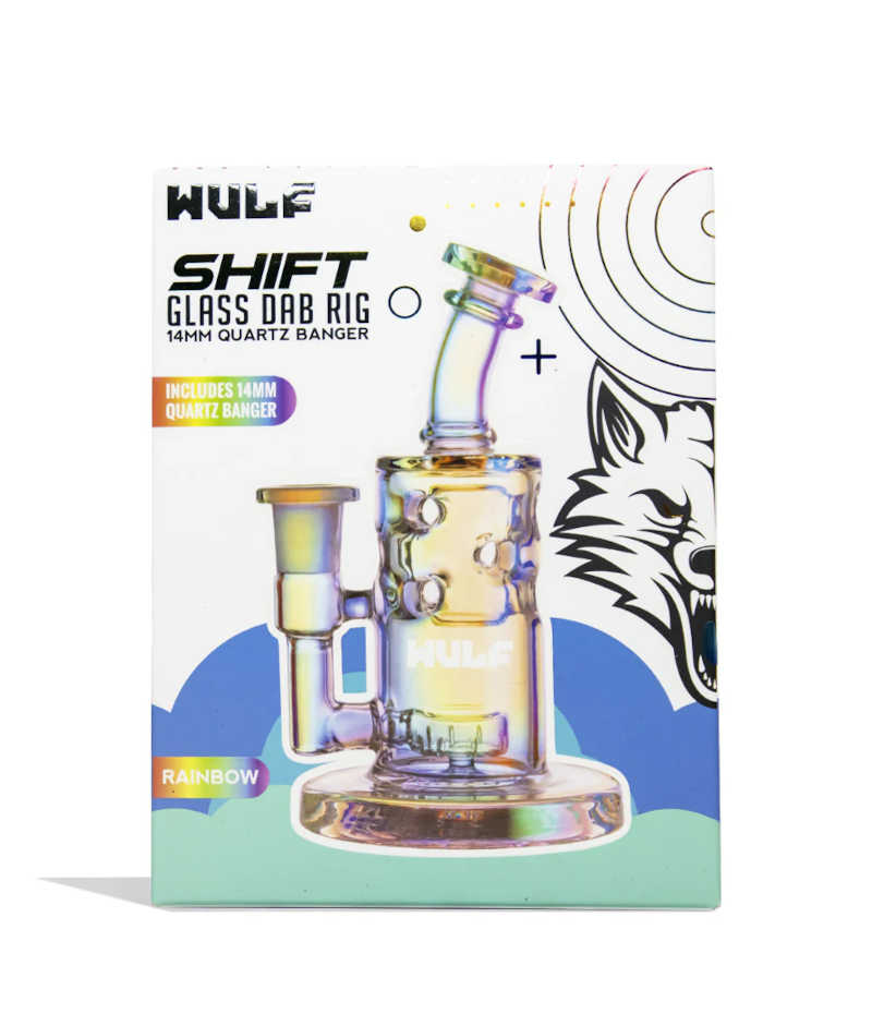 WULF SHIFT DAB RIG WATER PIPE ASSORTED COLORS