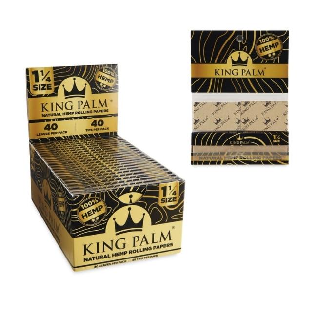 KING PALM HEMP ROLLING PAPER 22CT BOOKLET - Image 2