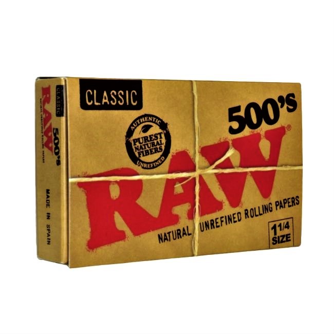 RAW CLASSIC 500'S 1 1/4 PAPER 20 PER BOX - Image 2