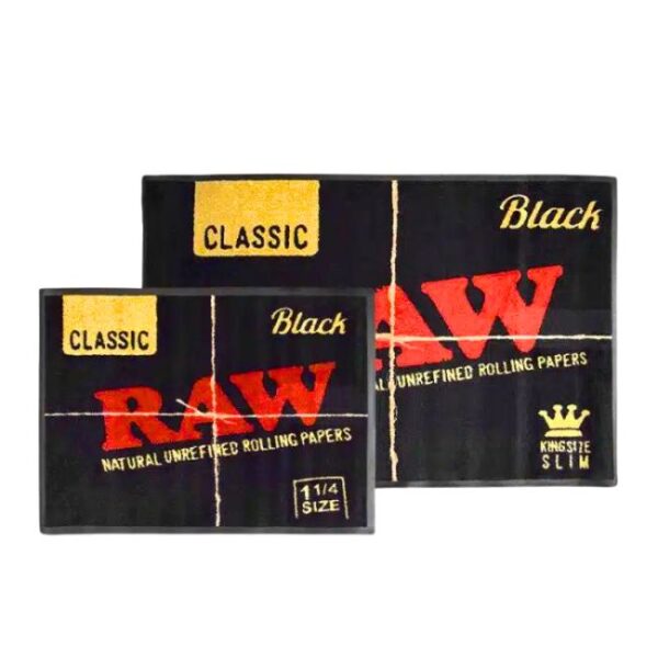 RAW BLACK DOOR MAT SMALL (60CM X 80CM)