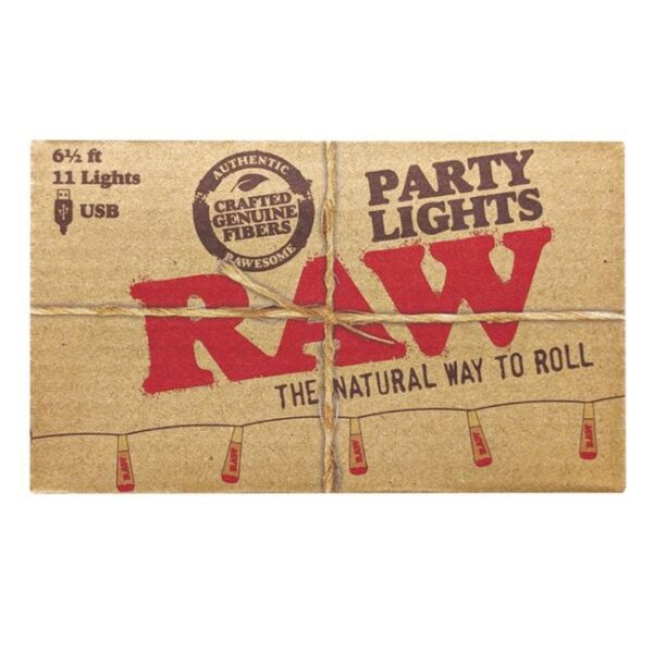 RAW CLASSIC USB 6FT 1/2 INCH 11 PARTY LIGHTS BOX