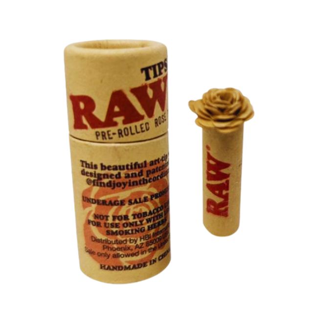 RAW PRE ROLLED ROSE TIPS 6CT/ BOX - Image 2