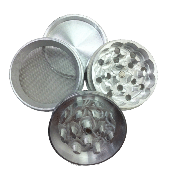 57MM ALUMINUM METAL GRINDER-Pack of 10