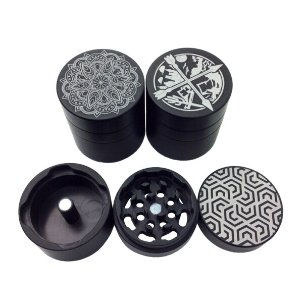 42MM TAHOE GRINDER 3 PART MINI PUCK ASSORTED DESIGNS EACH