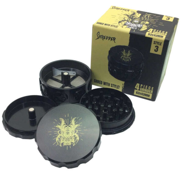 63MM SHREDDER 4 PC SKULLS GRINDER #3