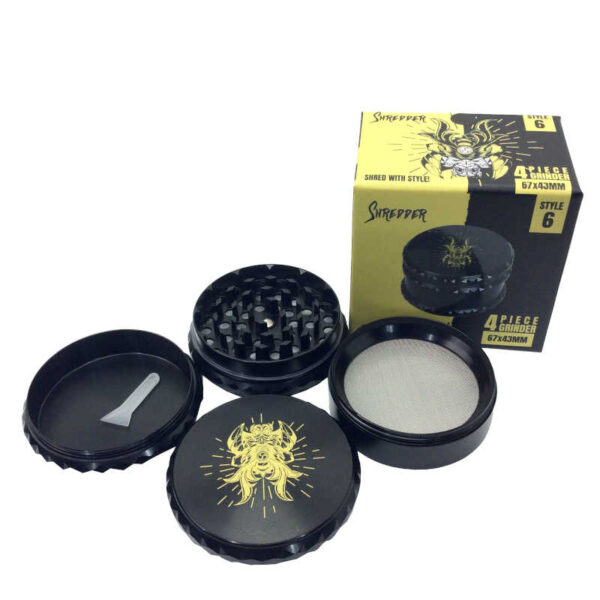 67MM SHREDDER 4 PC SURE GRIP GRINDER #6