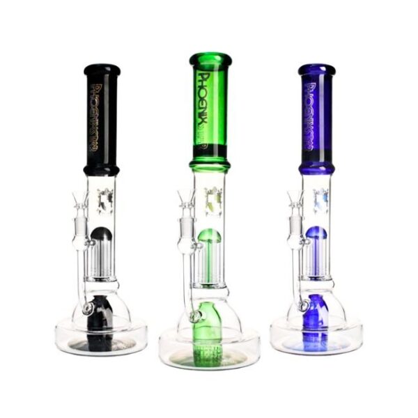 PHOENIX STAR 15" WITH 8 ARM PERC SHOWER HEAD DESIGN WATER PIPE