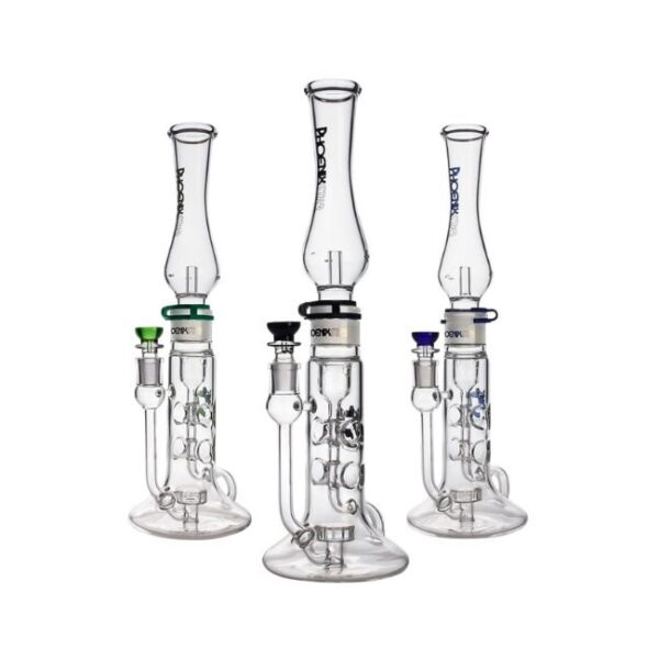 PHOENIX STAR 16" HEALIX TOP PART WITH MATRIX PERC DEISGN GLASS WATER PIPE