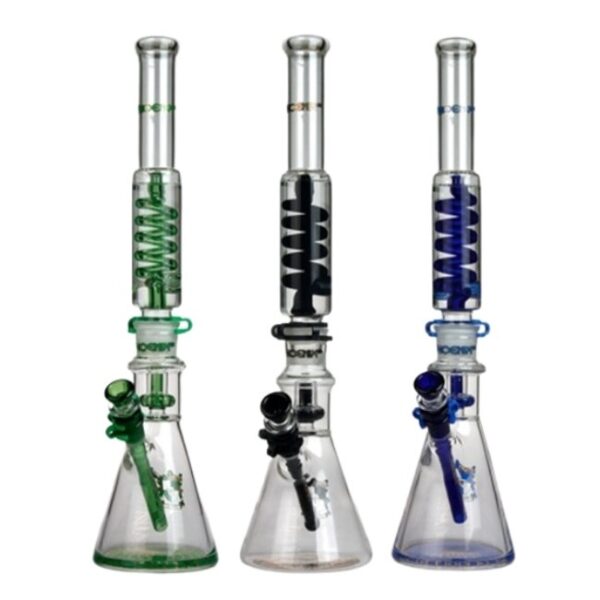 PHOENIX GLASS 18" FREEZABLE COIL 5MM THICK WATER PIPE