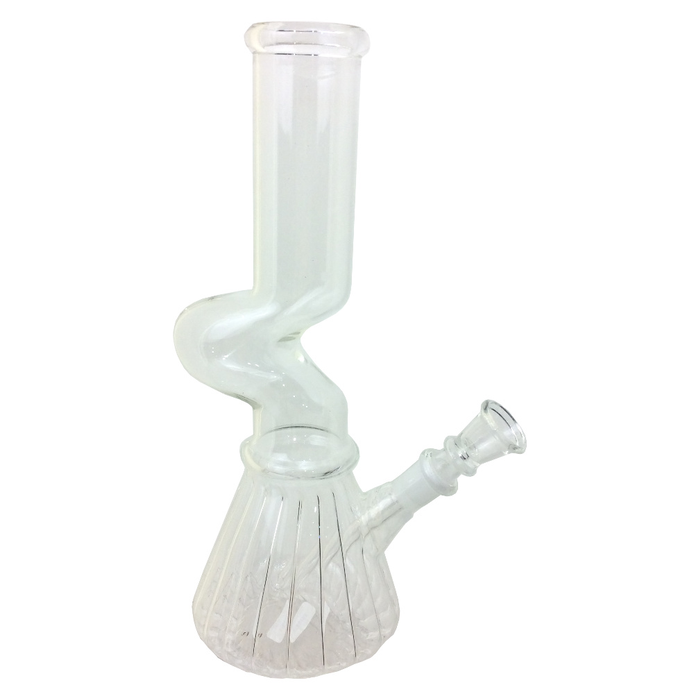 10 INCH CLEAR ZONG VASE WATER PIPE