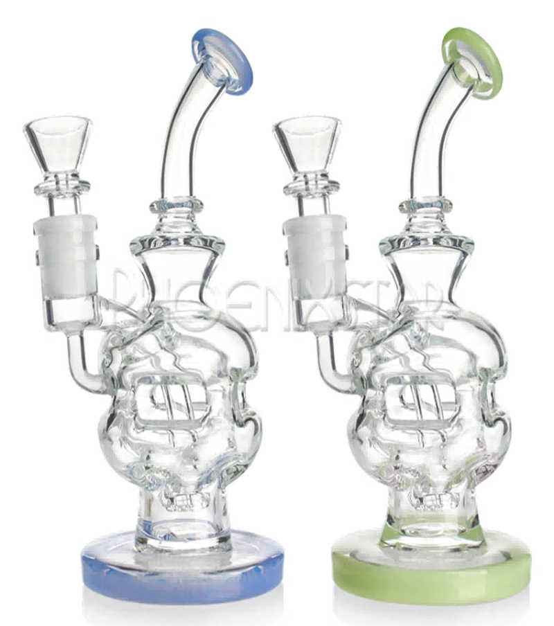 7 INCH FAB EGG WITH SHOWER PERC WATER PIPE