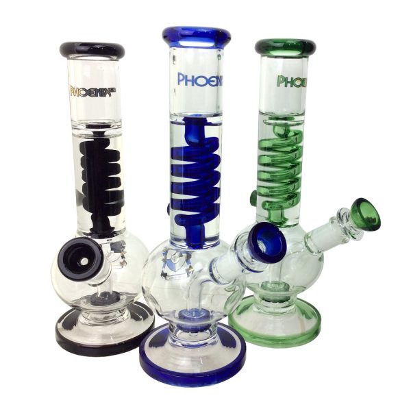 10 INCH PHOENIX FREEZABLE COIL VASE WATER PIPE