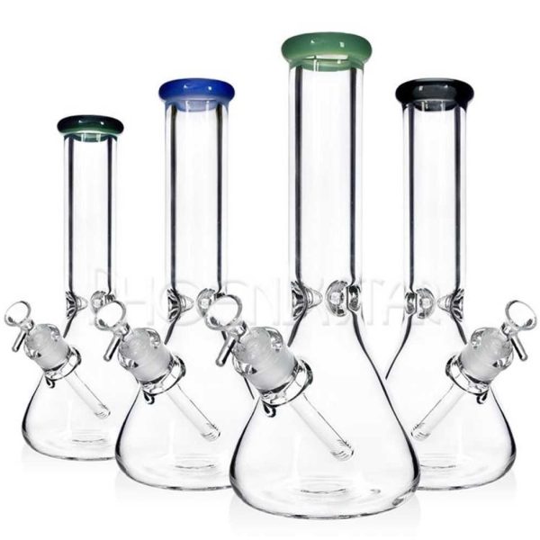 12 INCH 9MM ASSORTED COLOR TOPS BEAKER WATER PIPE