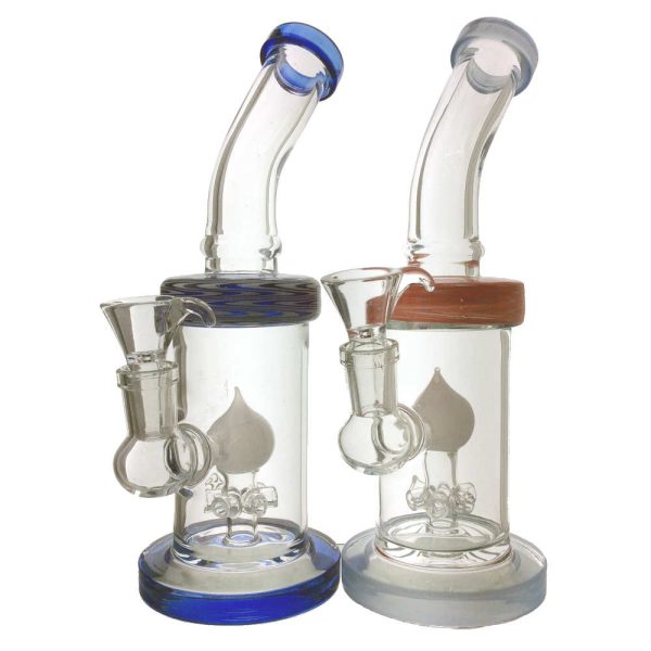8 INCH MOLINO TOP HANGER CLOUD DROP PERCULATOR WATER PIPE