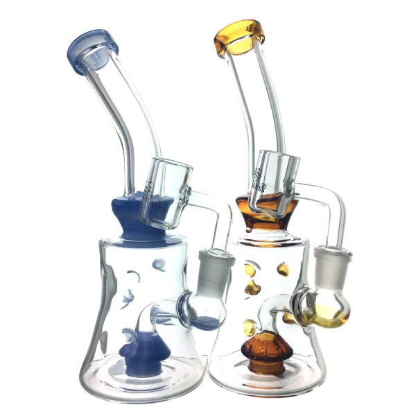 8 INCH ASSORTED COLORS HANGER WITH BANGER WATER PIPE