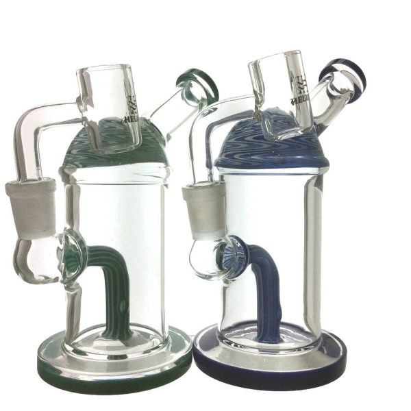 6 INCH ASSORTED COLORS MOLINO DOME HANGER WITH BANGER WATER PIPE