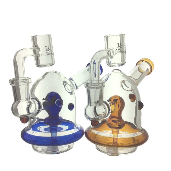 4.5 INCH ASSORTED COLORS ROCKET EGG HANGER WITH BANGER WATER PIPE