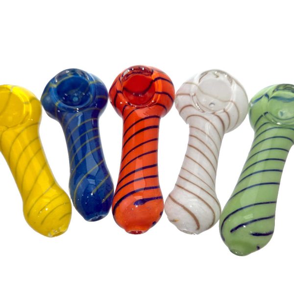 3 INCH ASSORTED COLORS HAND PIPE (25 CT) GRAB BAG