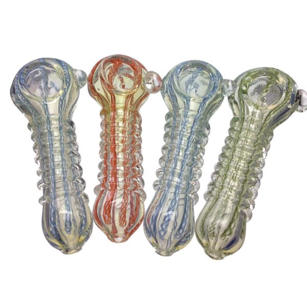 4.5 INCH FRIT ROPE SPIRAL BODY HAND PIPE-Pack of 5